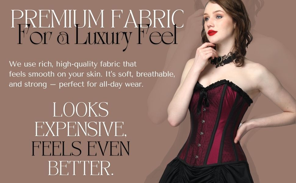 Premium Overbust Corset for Women by Corset Vogue