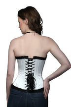 Pure Elegance: Fashionable White Corset