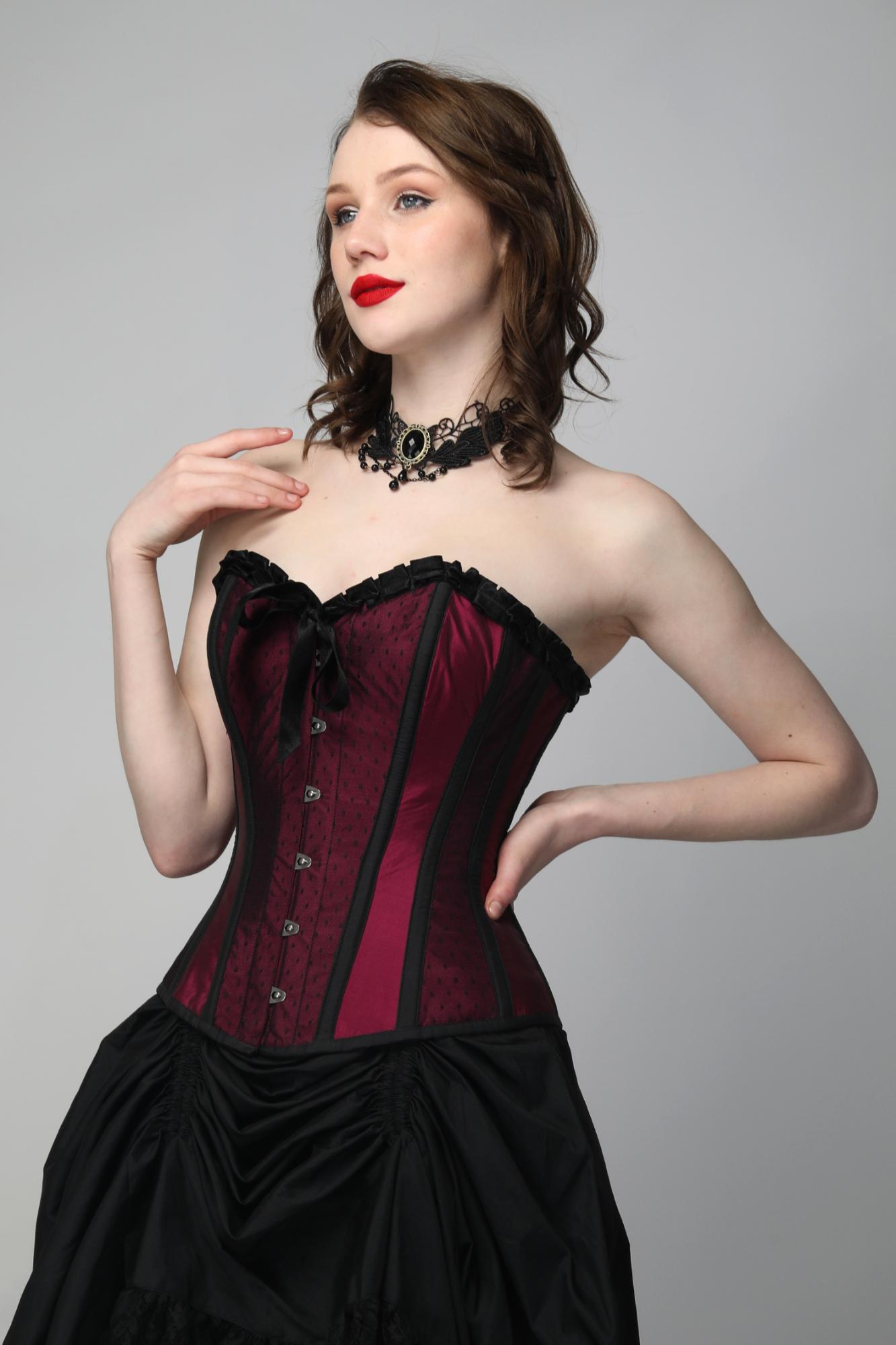 Burgundy Party Wear Corset