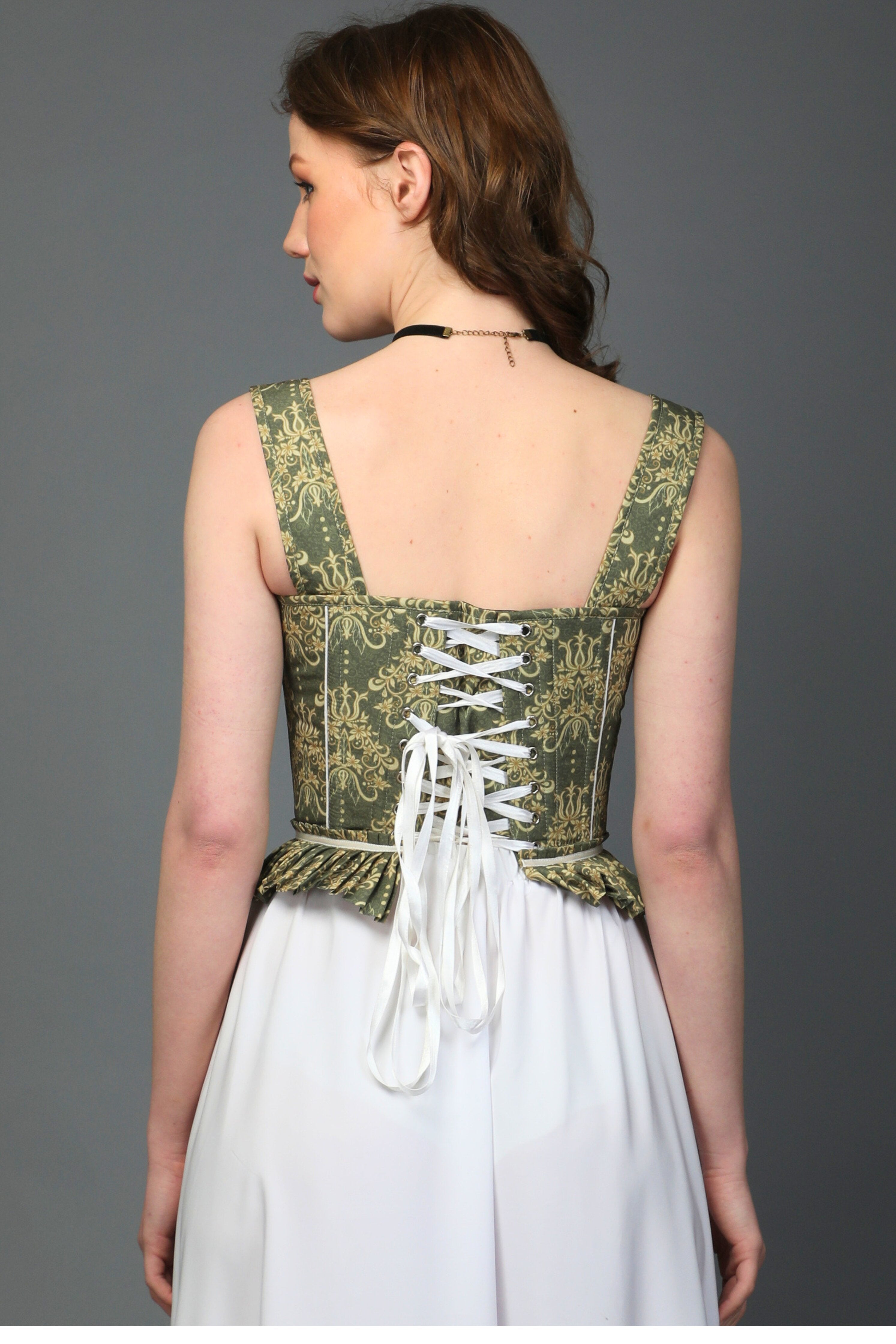 Printed Victorian Elegance Corset