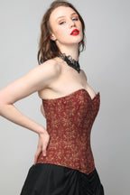 Damask Waist Cinched Corset
