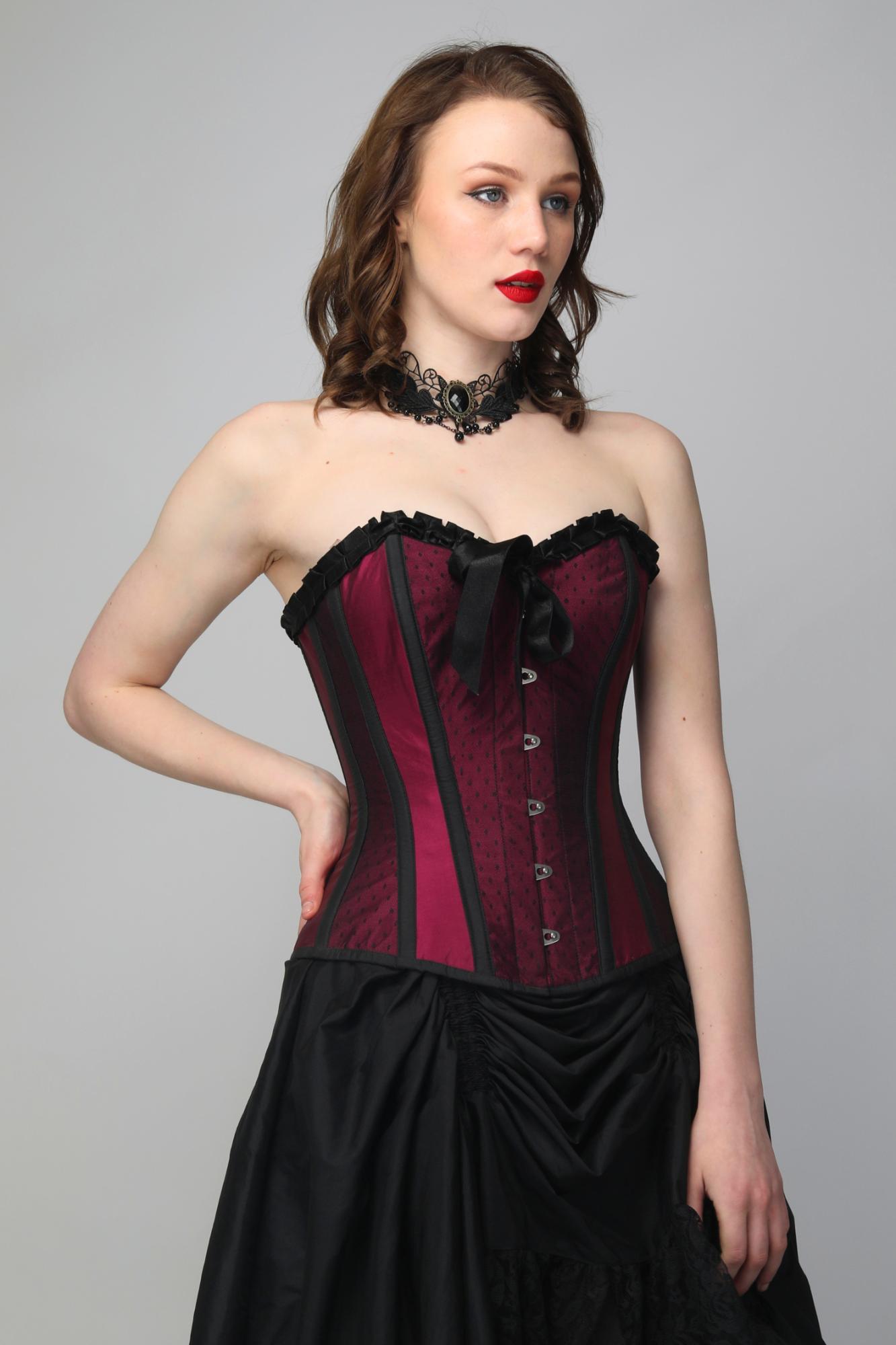 Burgundy Party Wear Corset