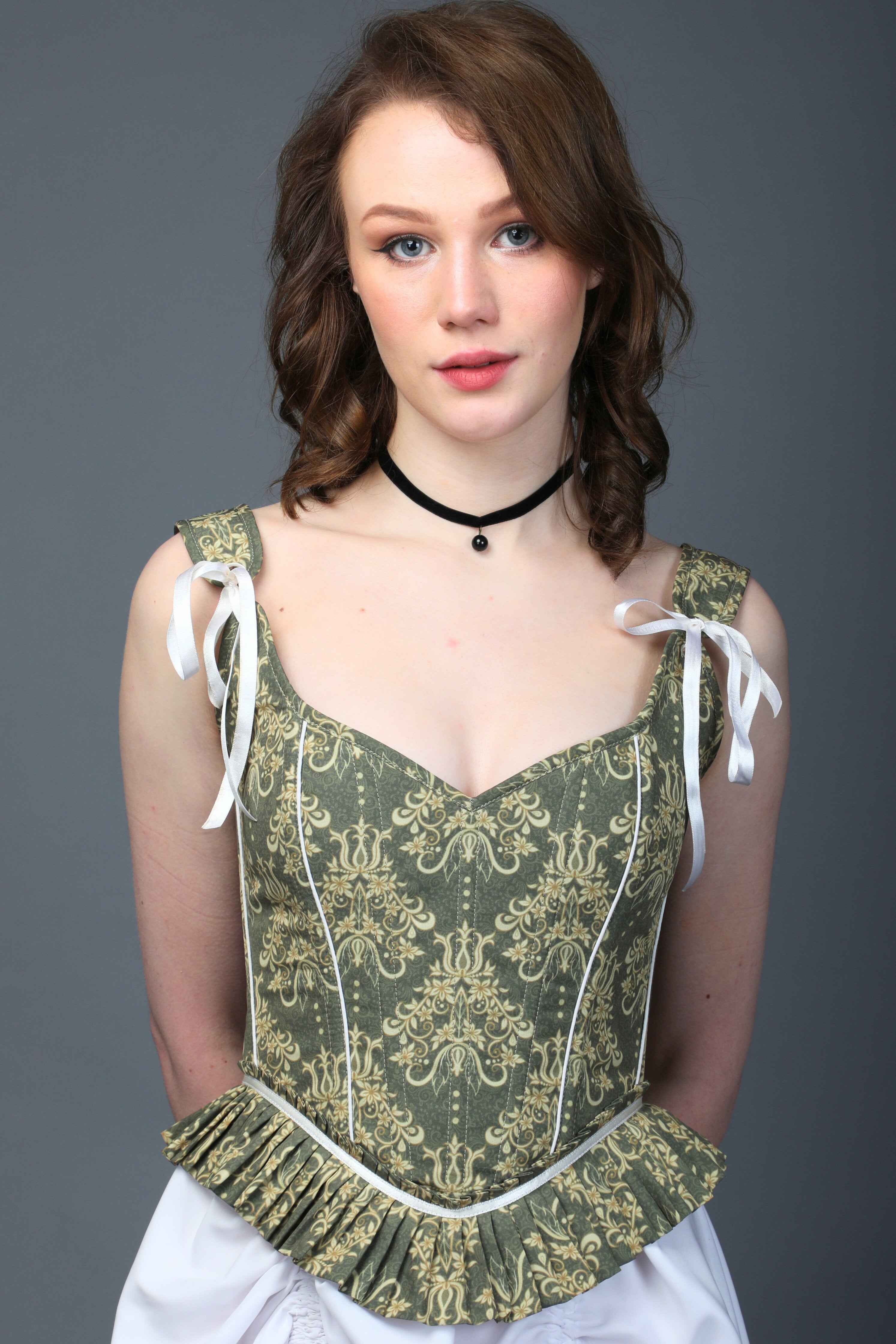 Printed Victorian Elegance Corset