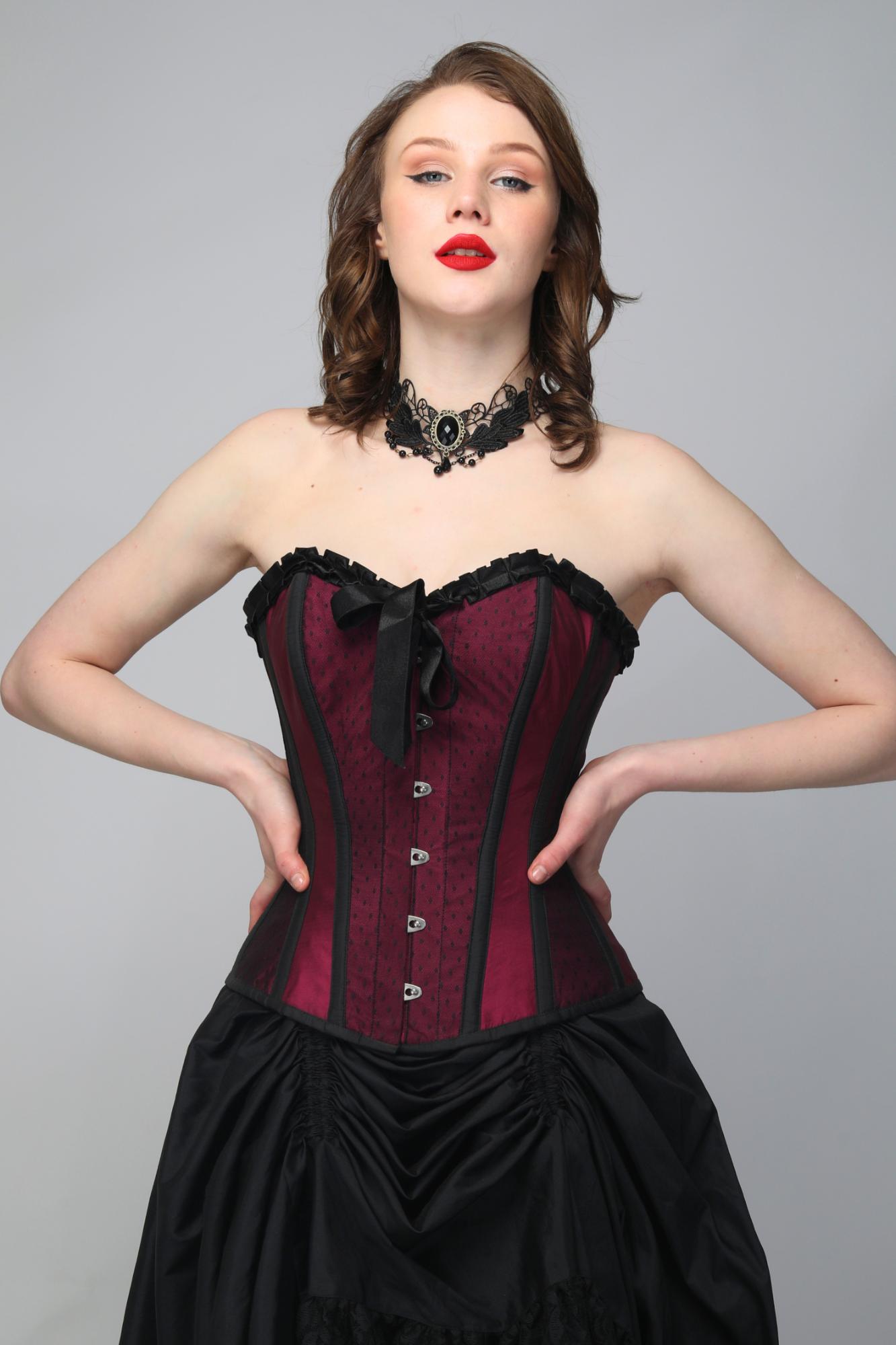 Burgundy Party Wear Corset