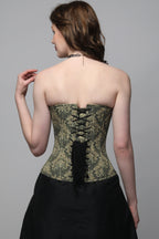 Damask overbust corset full length styled look – Corset Vogue