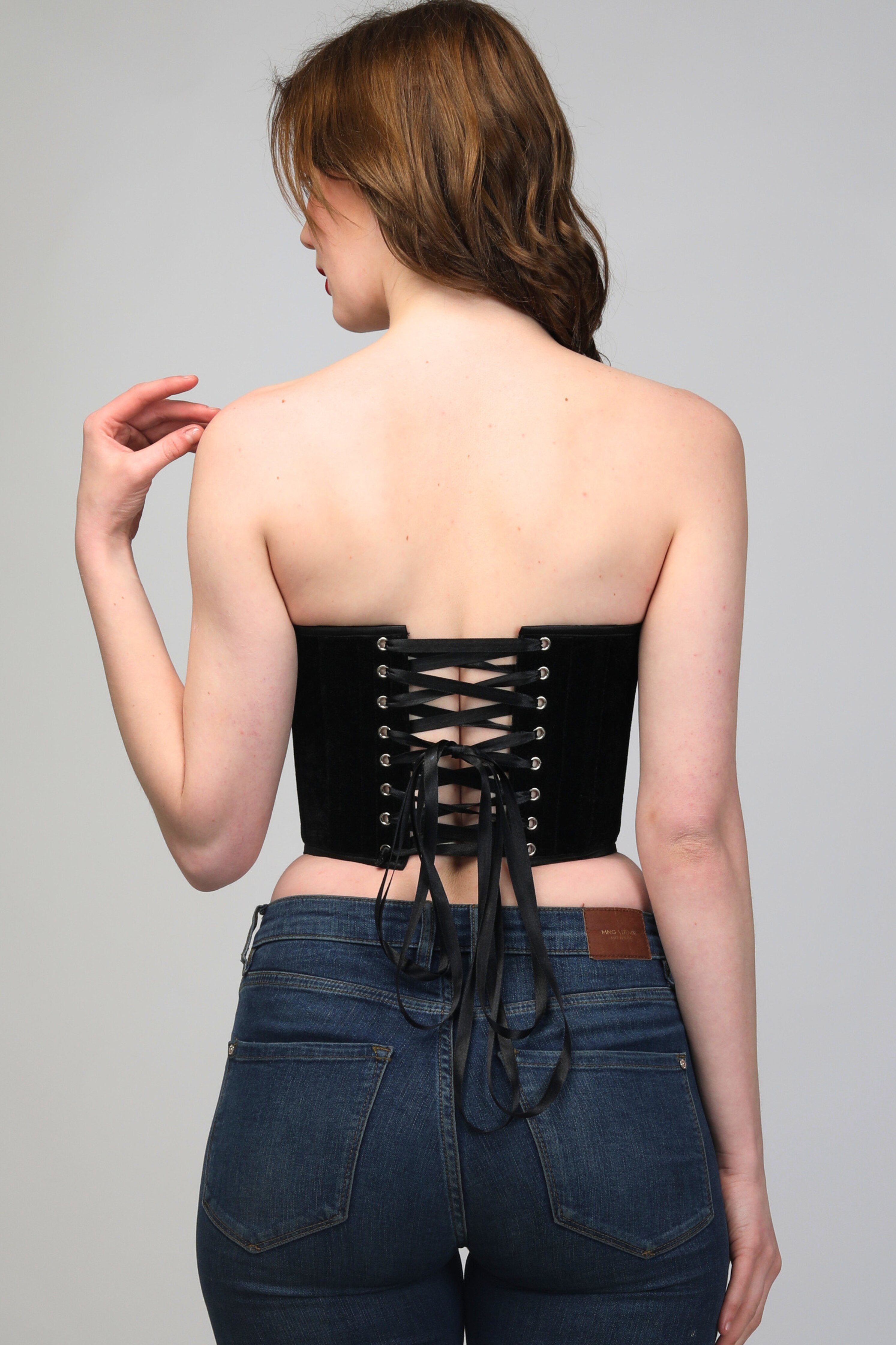 Chic Black Corset Top