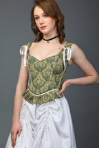 Printed Victorian Elegance Corset