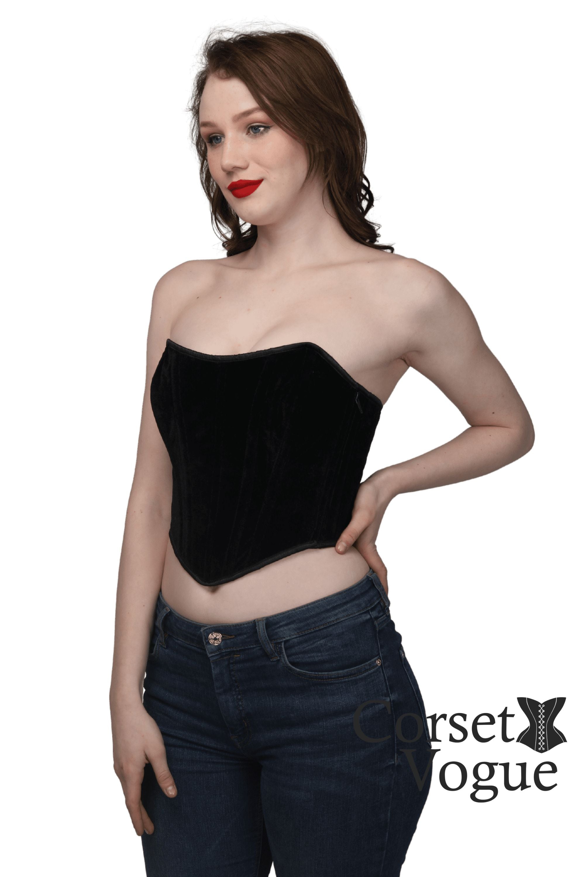 Chic Black Corset Top