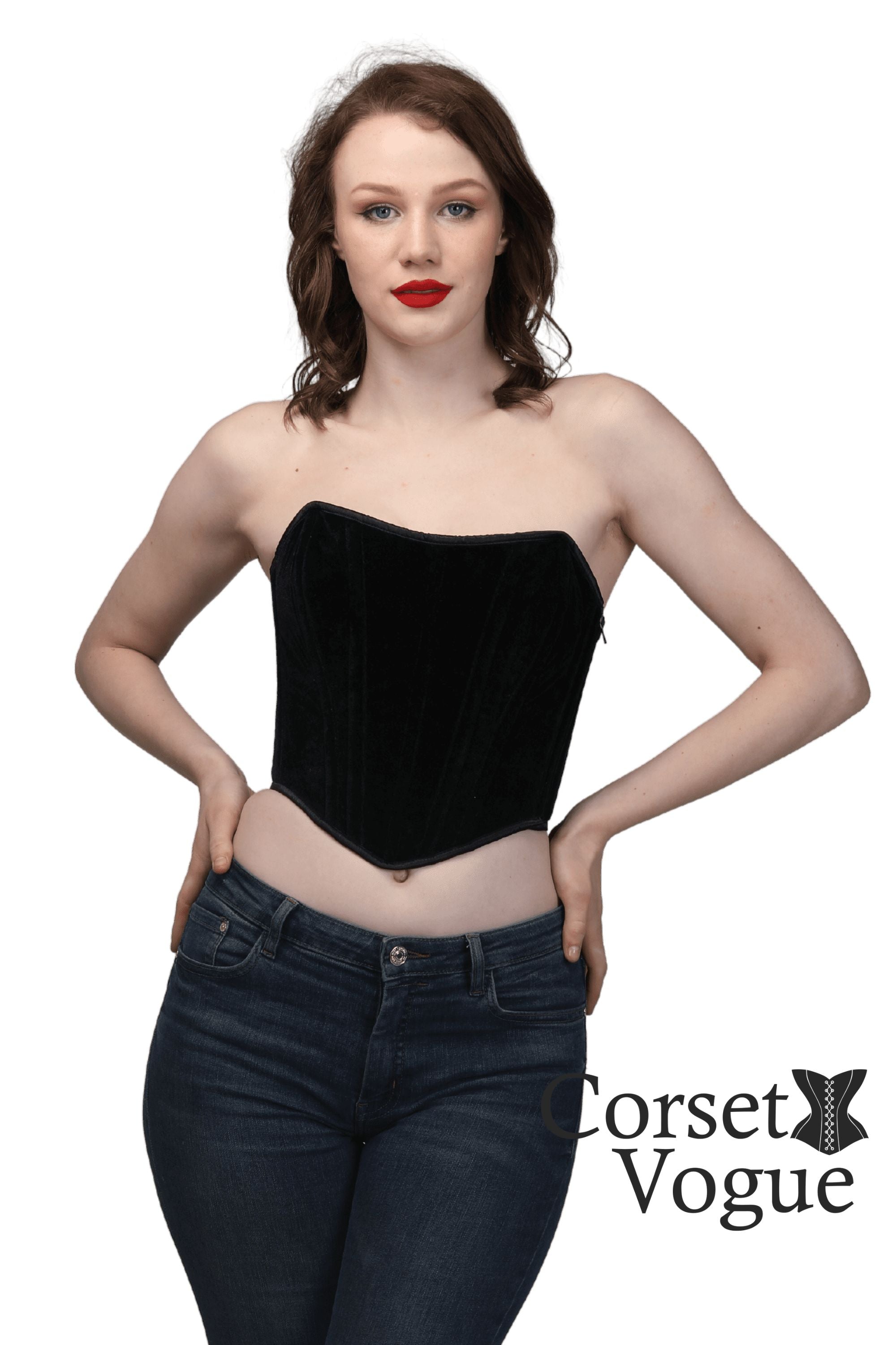 Chic Black Corset Top