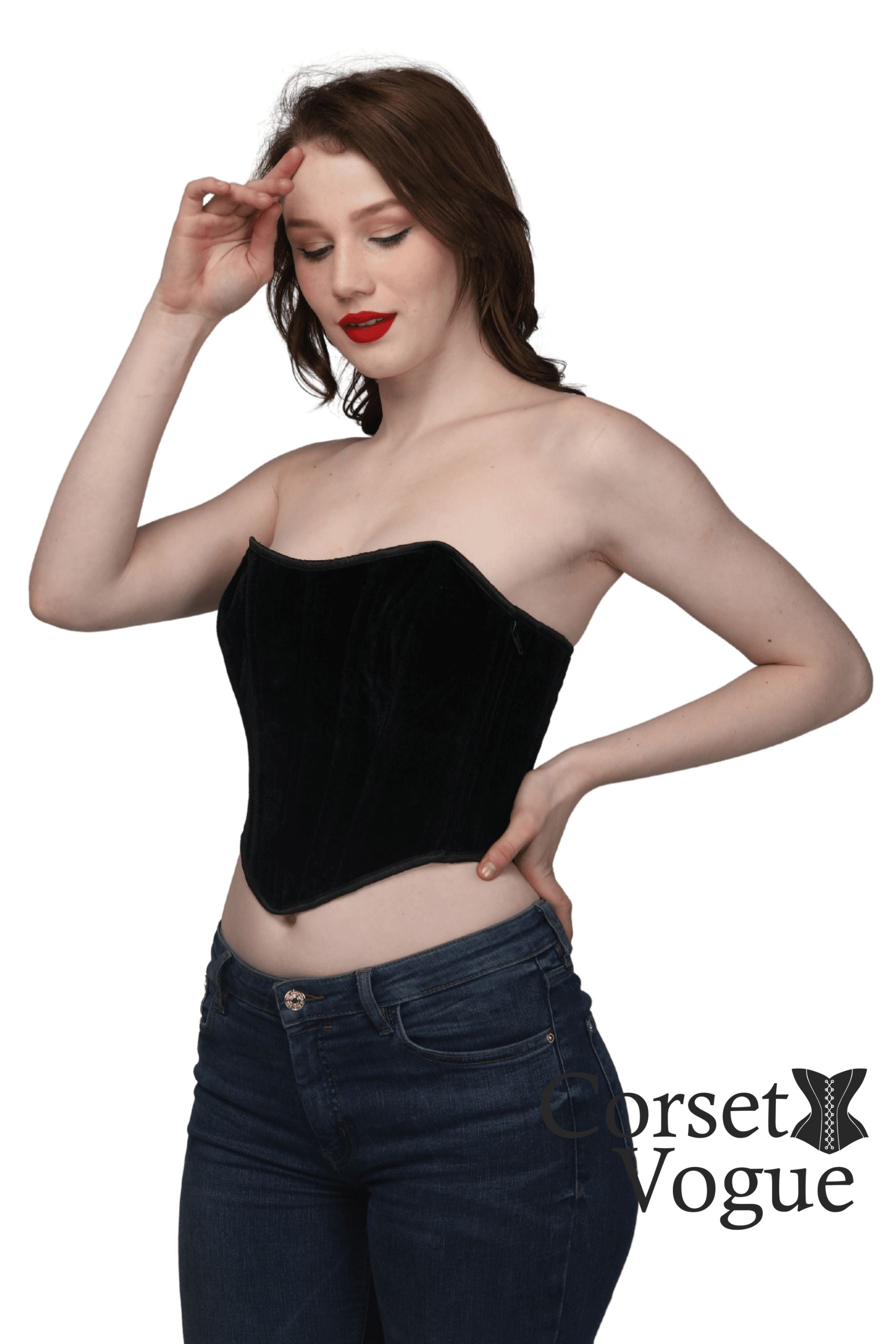 Chic Black Corset Top