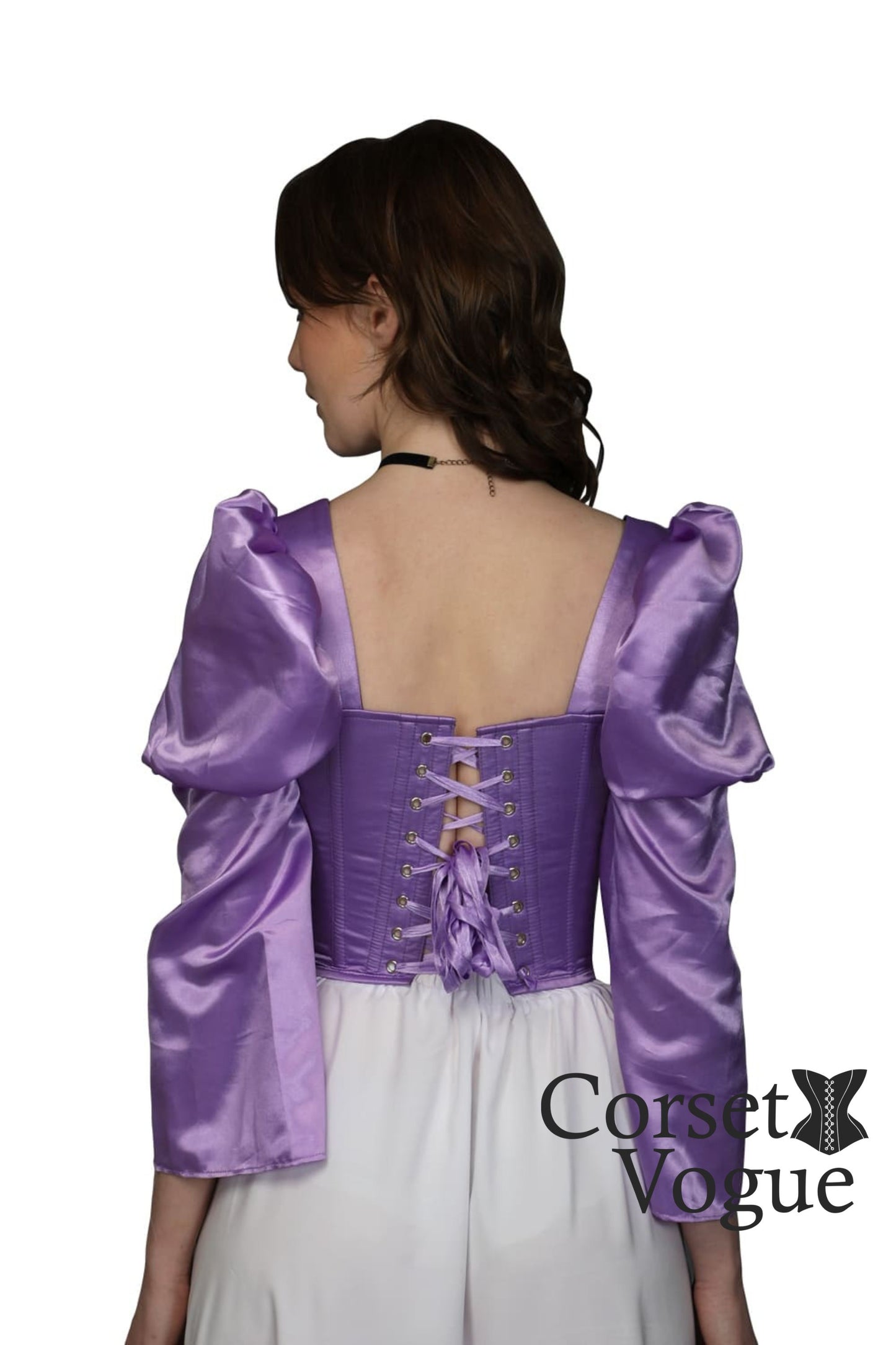 Corset Top with Sleeve Back