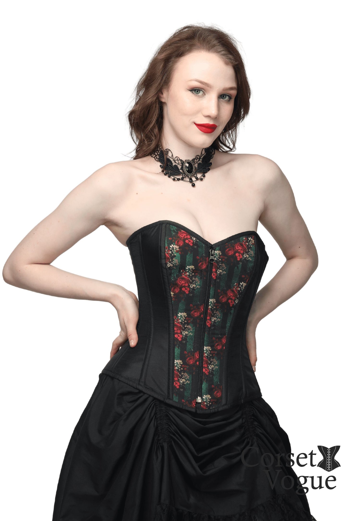 Gothic Printed Corset side 