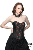 Printed Gothic Over Bust Corset.