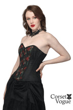 Printed Gothic Over Bust Corset.