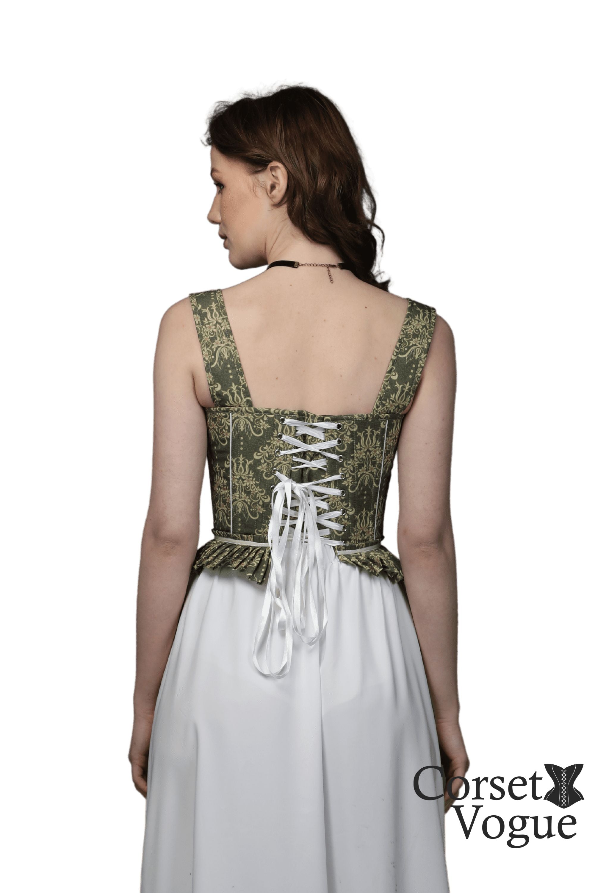 Regal Victorian: Printed Overbust Stays