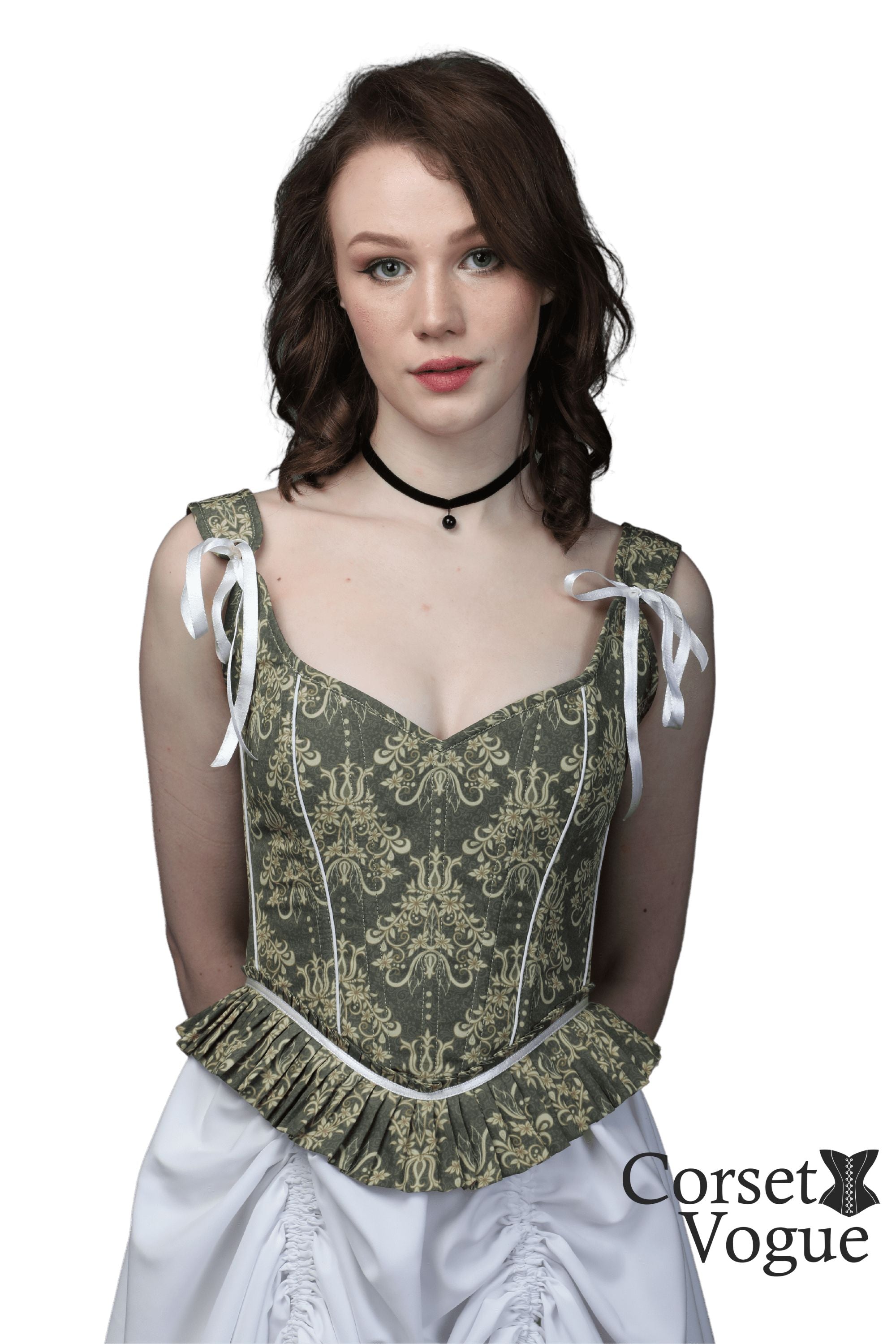 Regal Victorian: Printed Overbust Stays
