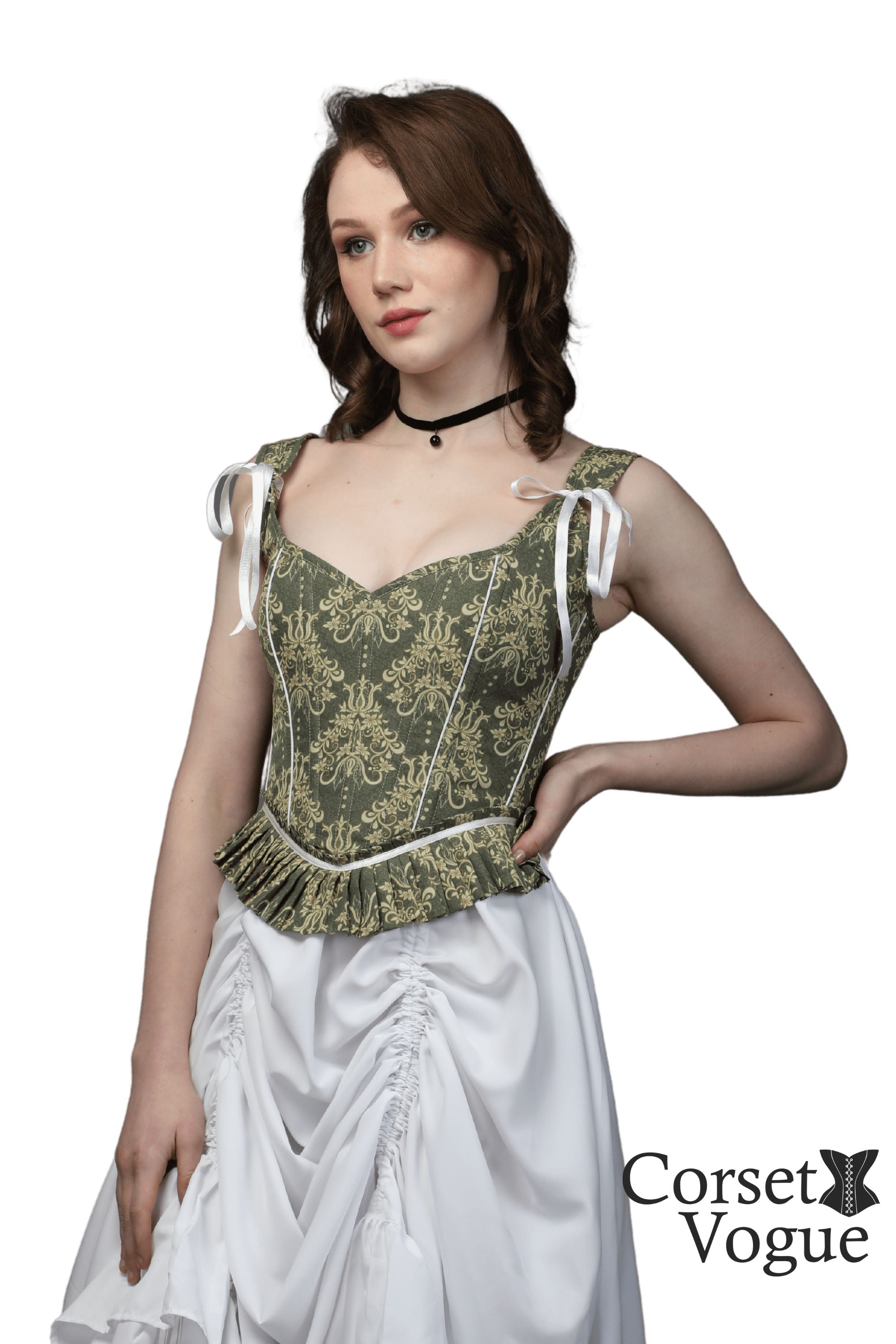 Regal Victorian: Printed Overbust Stays