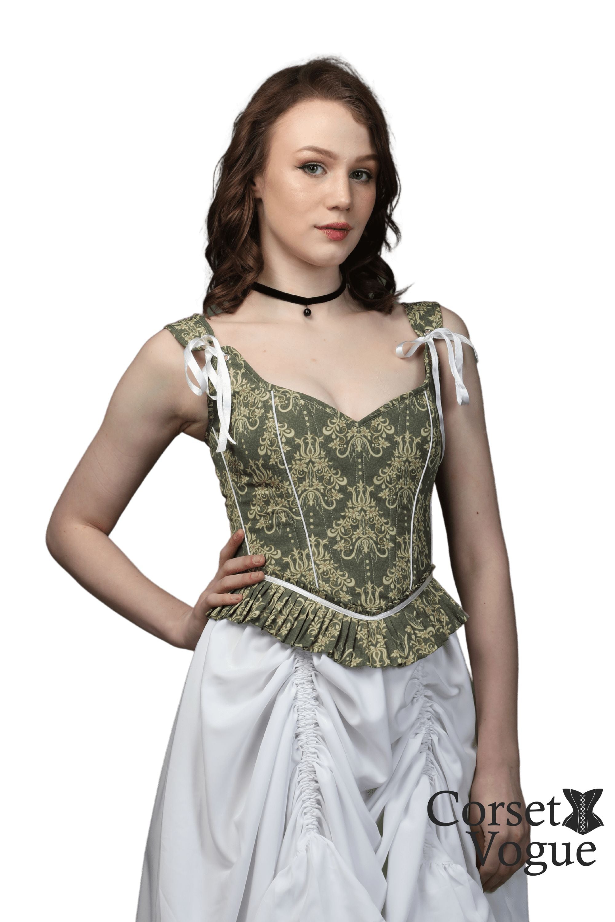 Regal Victorian: Printed Overbust Stays