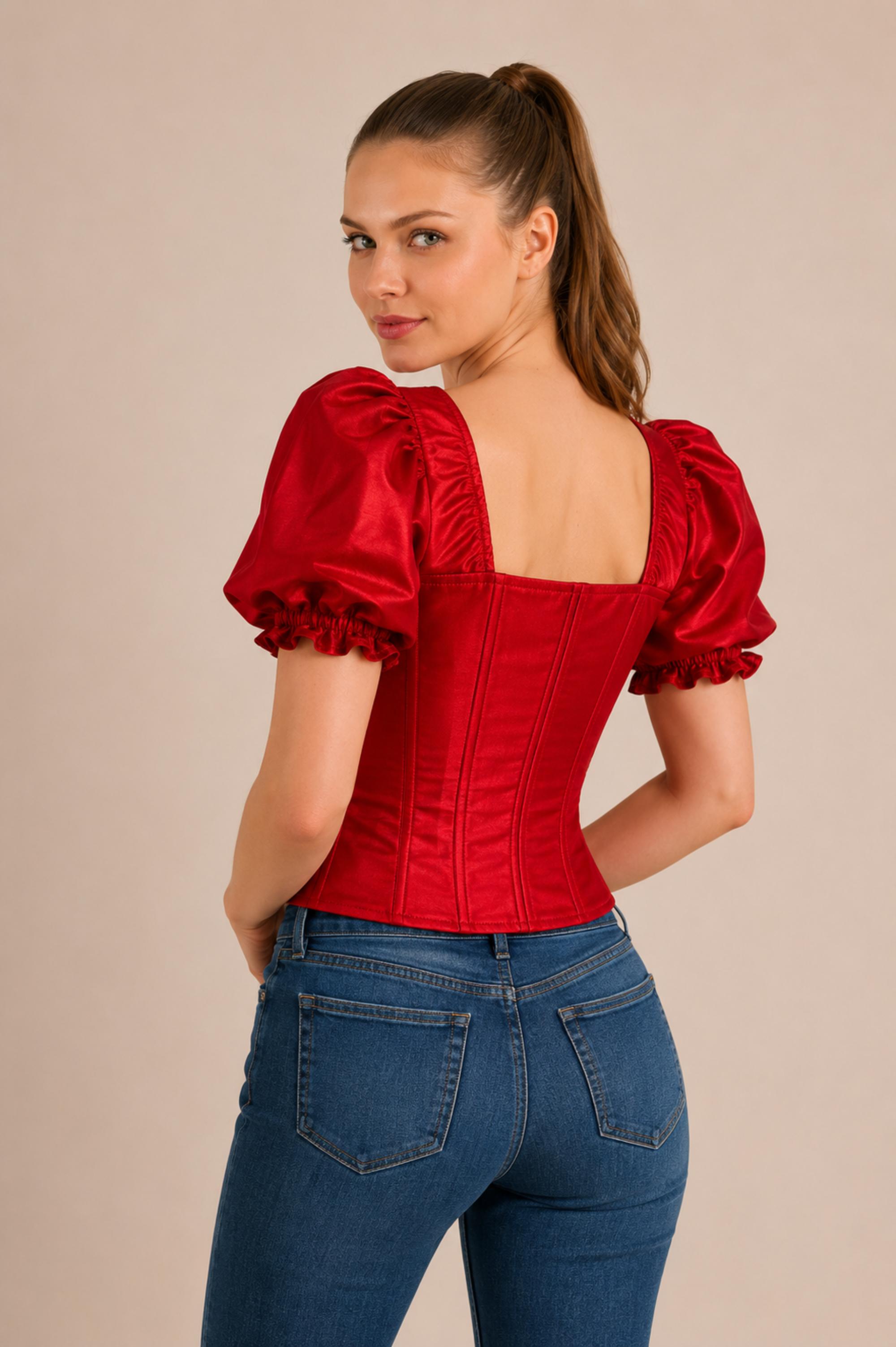 Cherry Red Corset