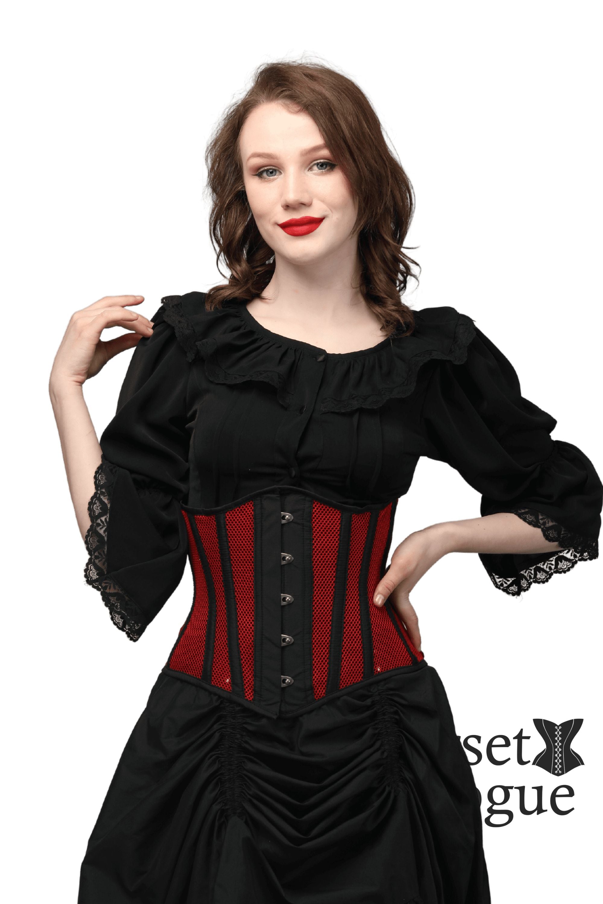 Bold and Beautiful: Red Underbust Corset