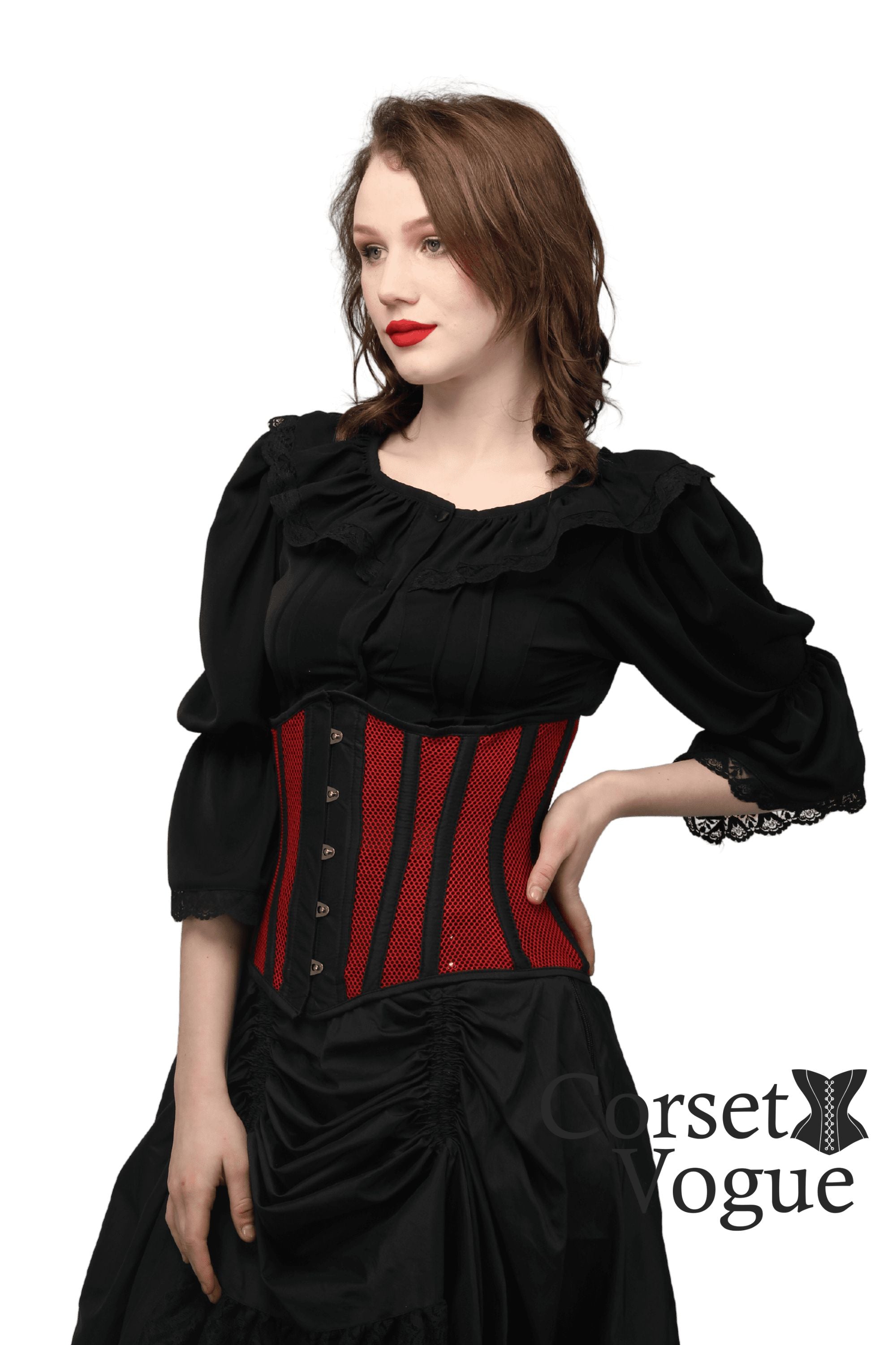 Bold and Beautiful: Red Underbust Corset