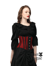 Bold and Beautiful: Red Underbust Corset