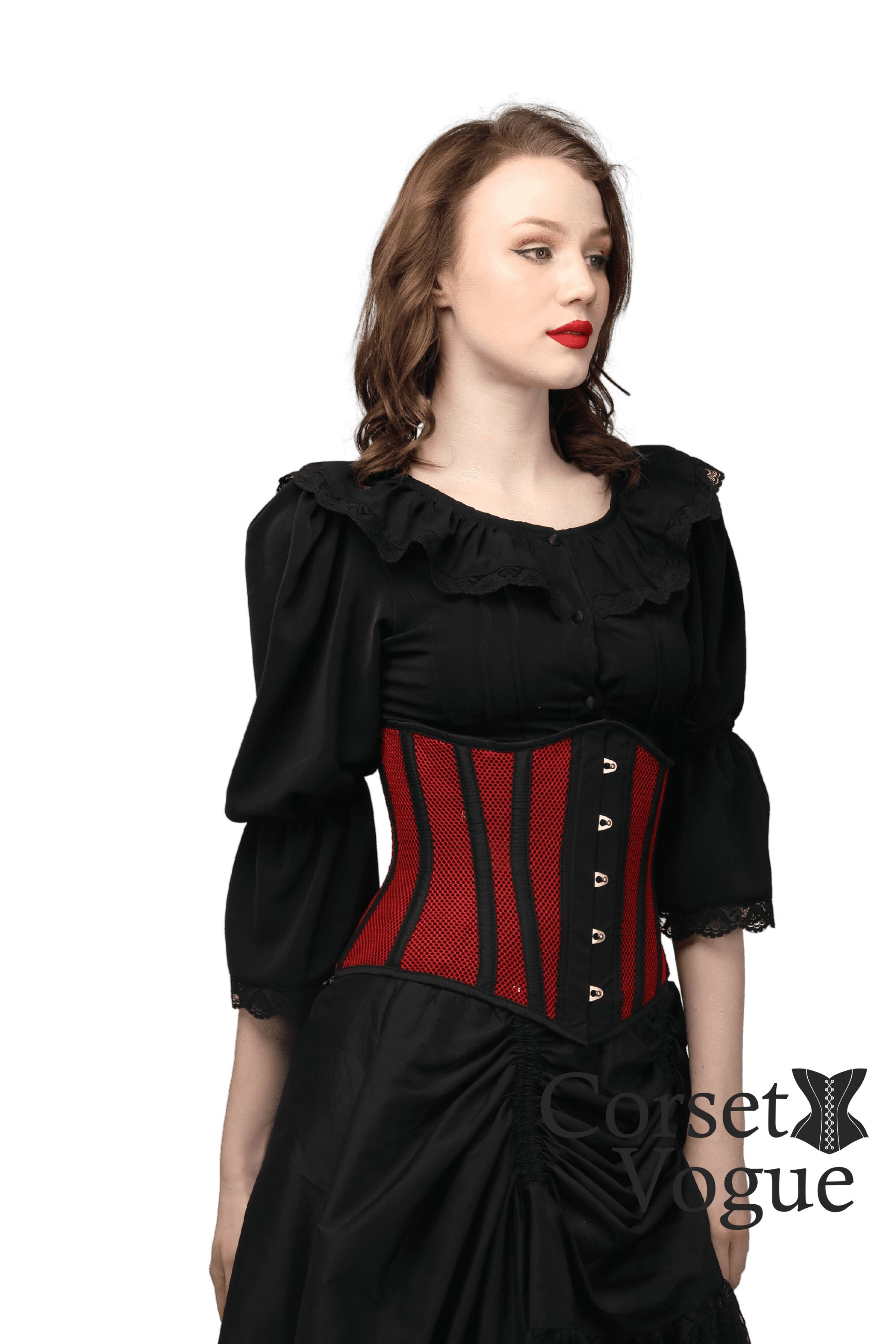Bold and Beautiful: Red Underbust Corset