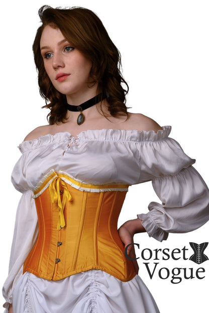 Yellow Women Corset side 