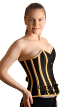 Amara Black Original Steel Boned Over Bust Corset