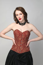 Damask Waist Cinched Corset