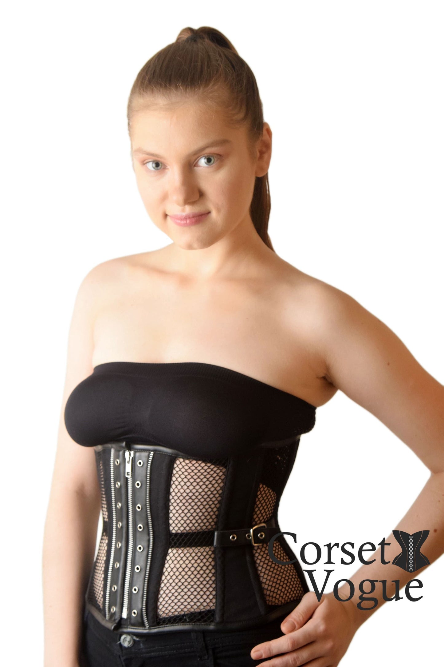 black mesh corset otherside
