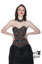 Gothic Printed Waist Trainer Corset