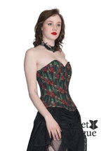 Gothic Printed Waist Trainer Corset