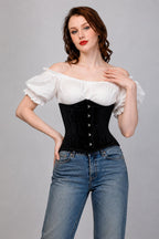 Black Velvet Waist Trainer Corset