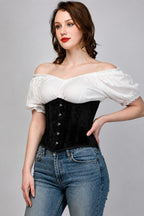 Black Velvet Waist Trainer Corset