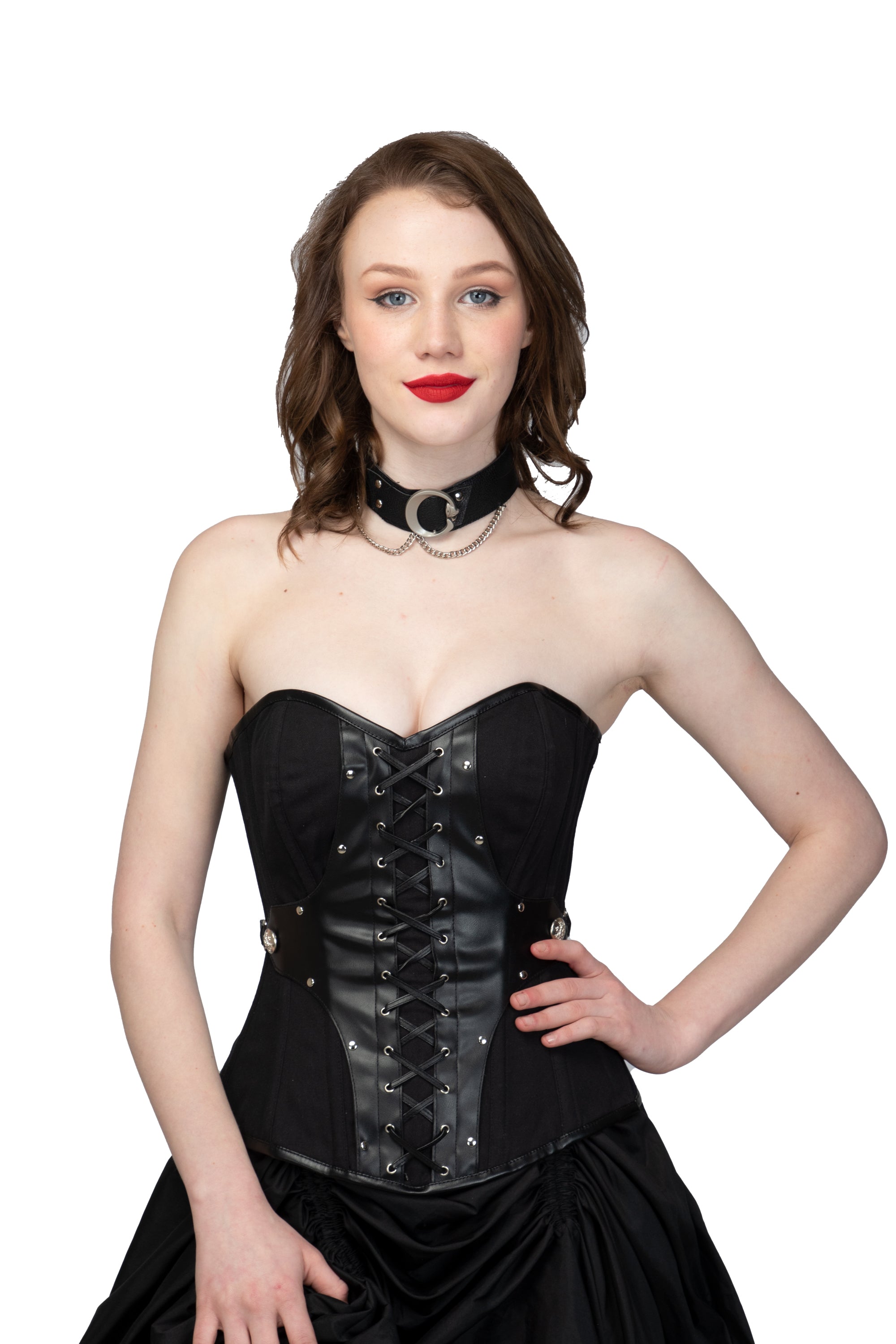 Gothic Black Waist-Reducing Corset