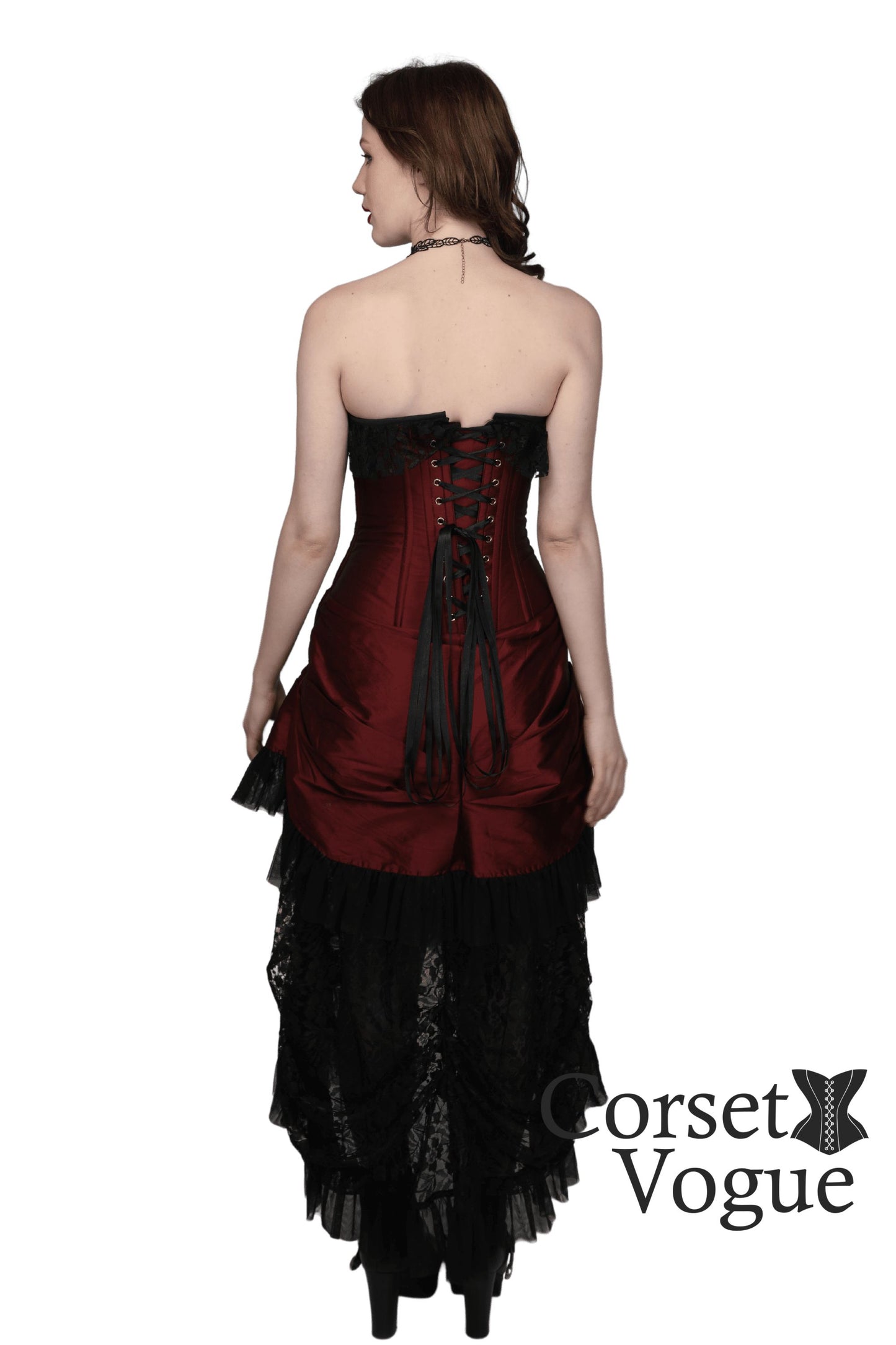 Gothic Corset Dress Back