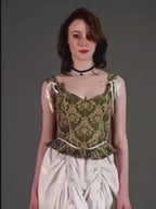 Printed Victorian Elegance Corset