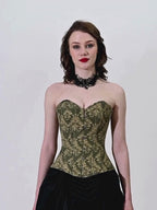 Printed Damask Hourglass Corset